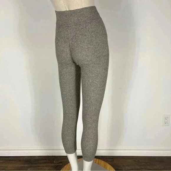 🌟OKAKIE  ribbed cropped leggings L - Picture 4 of 11